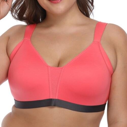 2018 New plus size underwear full large cup seamless wireless ultra-thin Women bras Oversized brassiere 75B-100C