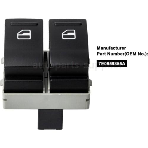 2pcs 7E0959855A Window Control Button Electrical Car Window Lifter Switch For V-W Transporter T5 T6 New Drop shipping