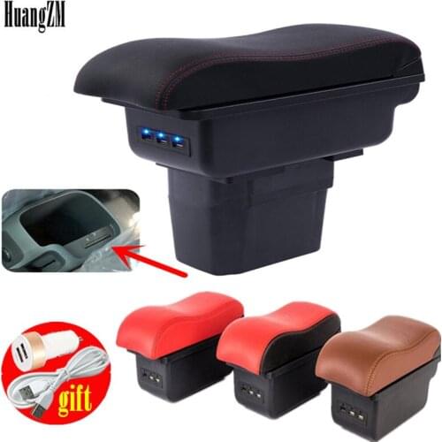 Armrest box For Chevrolet Cruze/Holden Cruze 2009-2015 Dual Layer Large Space Central Store Content box with Ashtray USB Chargin