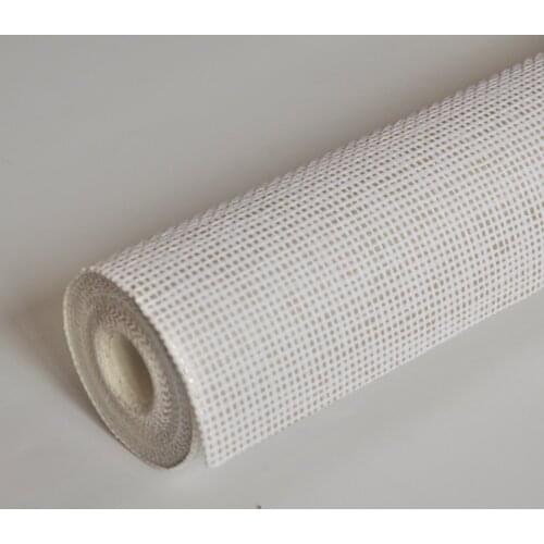 MY WIND Metallic Light Gold White Grid Paper Weaving Wall Covering Special Wallpaper For Luxury Home