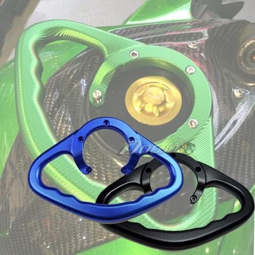 Passenger Handgrips For kawasaki Z250 Z300 Z400 Z750 Z650 Z800 Z900 Z1000 Motorcycle CNC Hand Grip Tank Grab Bar Handles Armrest