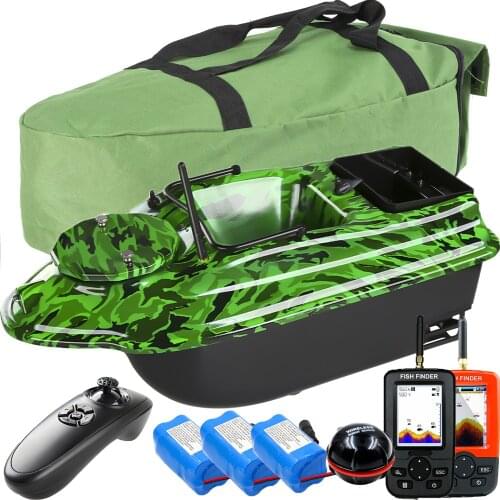 500M Remote Control Fishing Bait Boat Carp Hook Post Boat Bottom Hopper Catapult Hopper LCD GPS Fishfinders With Sonar Sensor