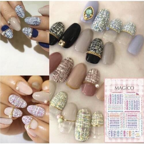 MAGICO series MG-156-2 Line DESIGNS COOL 3d nail art stickers decal template diy nail tool decorations