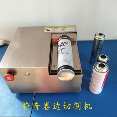 Can vacuum silent roll seal saw curling projector silent curling cutting machine double crimping cutting machine