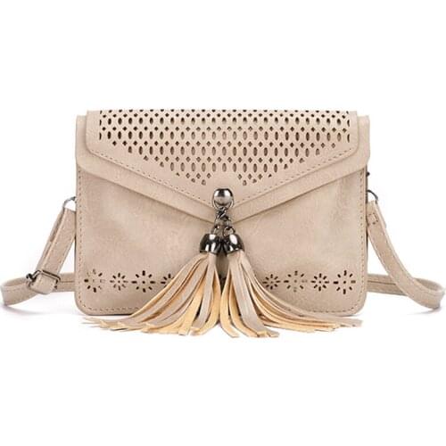 Women Crossbody Bag Shoulder Bag Natural Cork Small Bag With Tassel