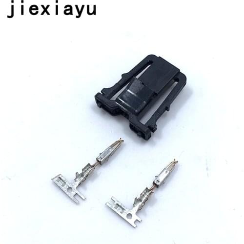 2Set 1J0 971 972 2Pin car connector,Car light-inspection Plug&terminal,Car door lamp connector,Volkswagen License plate lamp