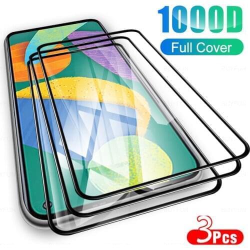 3Pcs For Samsung Galaxy F52 5G On Samsun F 52 6.6" SM-E5260 Transparent Protective Safety Clear Phone Screen Full Cover Film