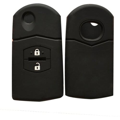 2 Button Remote Fob Shell Key Case Cover For Mazda CX5 CX7 CX9 RX8 M6 RX8 MX5 MPV Demio Key Holder Cap For Mazda 3 2 5 6 Keyless