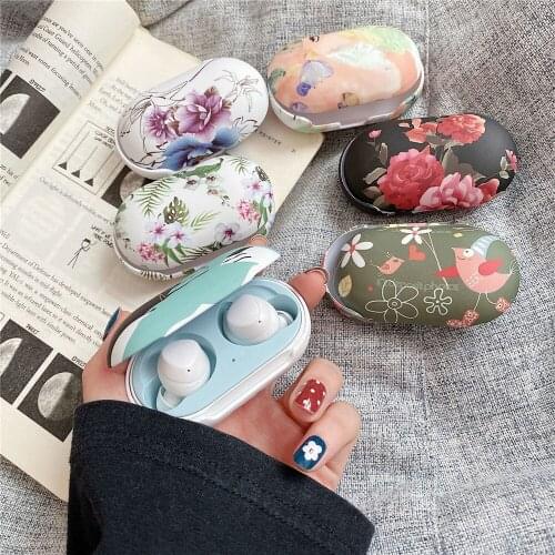 Flamingo Flowers Earphone Case For Samsung Galaxy Buds+ Plus Headset Protective Ins Style Soft Colorful Cover For Buds Plus