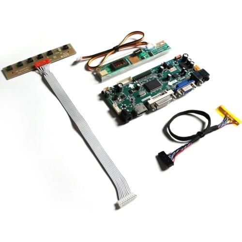 For LP150X09-B3/B5 LVDS 30Pin CCFL M.NT68676 display controller drive card VGA DVI 1024*768 15" LCD monitor panel DIY kit