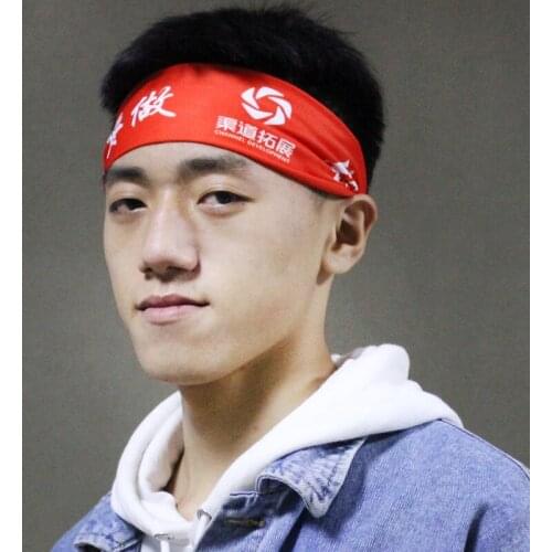 Hot sale 5pcs customize double-sided printing headscarf sport protector sweatband print pattern name logo