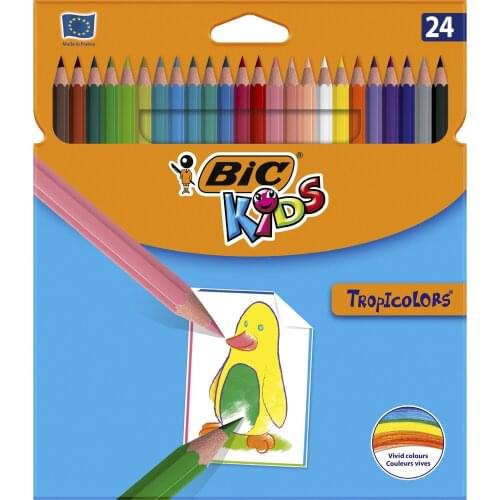 SERESSTORE Bic Kids Tropicolors Color Pencil 24 Colors