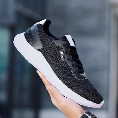Hot Sale Men Running Shoes Breathable Cheap Sports Shoes Men Ultralight Plus Size 47 48 Mens Black Sneakers zapatillas hombre
