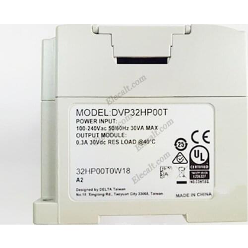 Original DVP32HP00T PLC 32 Points Digital Expansion Module 16DI/16DO