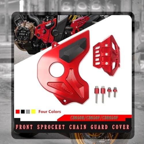 For Honda CB650F CBR650F CB650R CBR650R 2019 2020 Motorcycle Front Sprocket Chain Guard Cover Gear Protection Cover