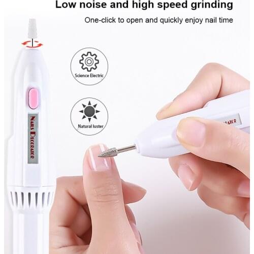 Professional Manicure Nails Deoorator Nail Art Safe Electric Manicure Pen Easy To Use Creative DIY Nail Art Shiny Nails Quickly