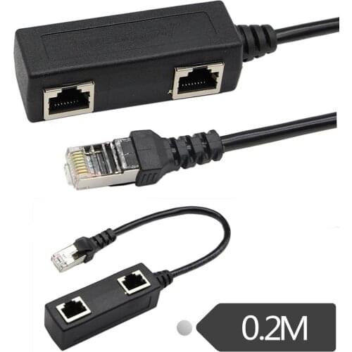 RJ45 extension cable, one point and two network cables, adapter cable, one male and two bus