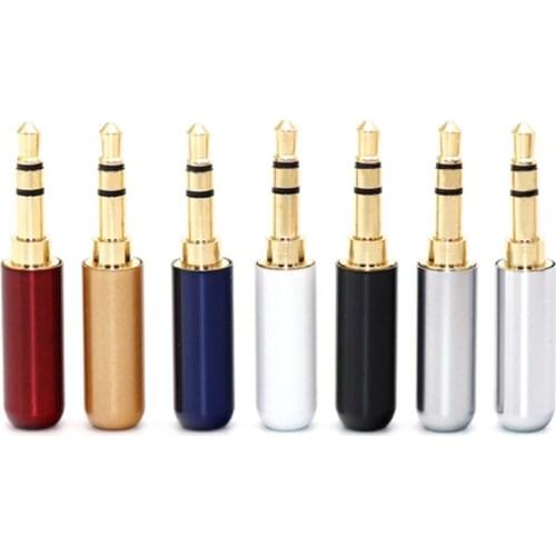 3.5mm plug stereo plug gold plated earphone plug
