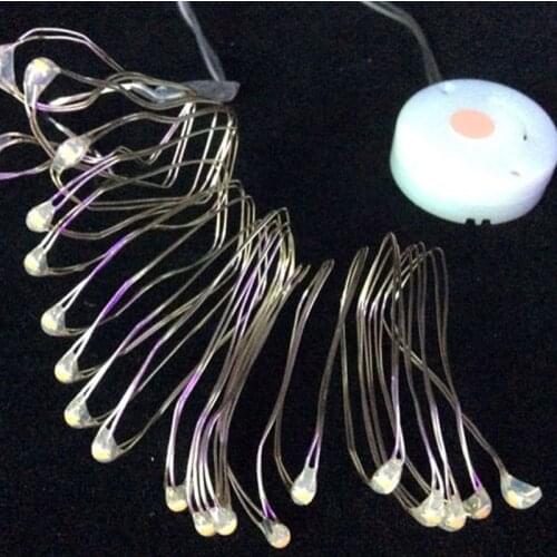 10pcs/lot Blinking LED String light Battery Operated waterproof copper wire fairy lamps for wedding Christmas party decoration