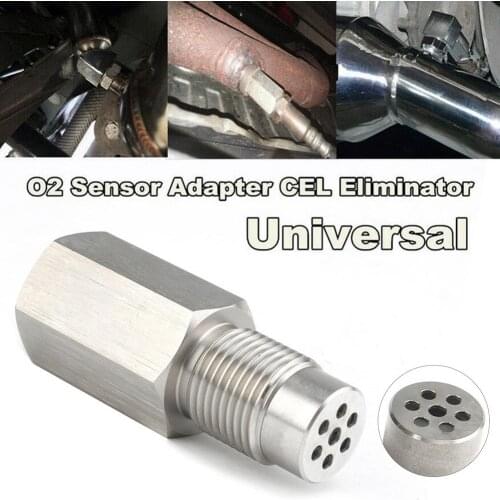 O2 Sensor M18X1.5 Extender Spacer Adapter Bung Catalytic Converter CEL Eliminator Check Engine Light Car Accessories