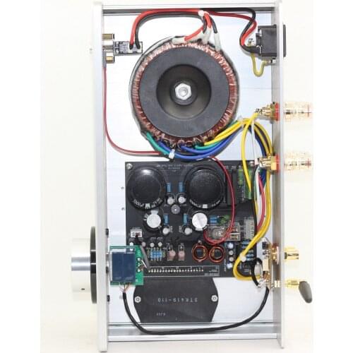 Retro style STK419-110 Power Amplifier 50W ×2 New Sanyo Thick Film Fever Power Amplifier Class A Class B CNC Chassis