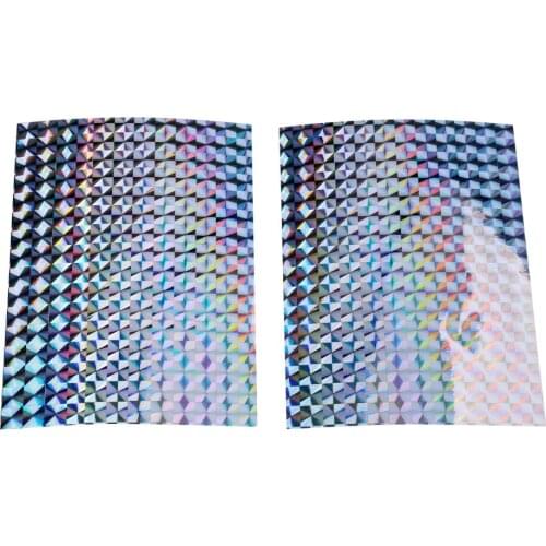 2 Pcs Holographic Fishing Lure Adhesive Tape Tape Scales Lure DIY