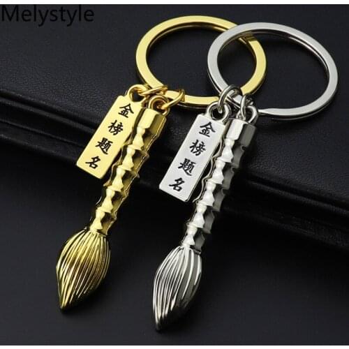 2020 vintage pen-nib Pendant Key Ring Metal Teachers'-Day gift graduation Chain Men Car Gift Souvenirs Keychain Dropshipping