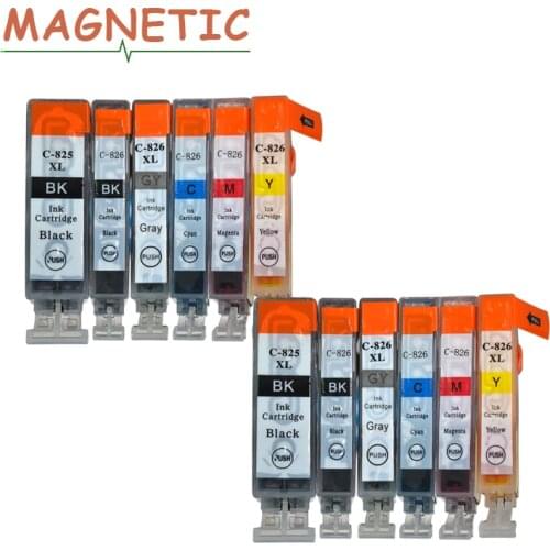 Printer Parts PGI-825 Ink Cartridge For Canon PIXMA MG5180 MG5280 MG6180 MG8180 IP4880 IP4980 IX6580 MX888 pgi 825 826