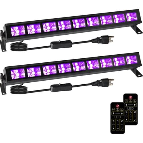 DMX UV LED Stage Lights 18W 27W 36W LED Violet Wall Washer Lights Disco UV Christmas Bar Lights Party Dj Lamp For Wedding party