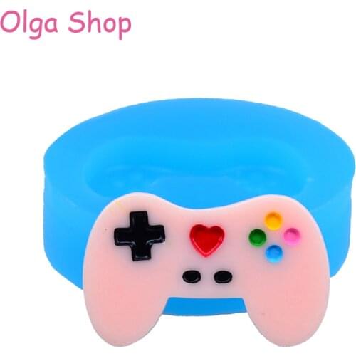 FYL389 28.3mm Game Controller Flexible Silicone Mold - for Cake Decorating Tools, Fondant, Resin, Chocolate, DIY Handmade Mold