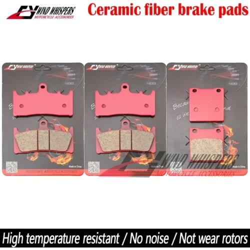 Motorcycle Ceramic Front Rear Brake Pads For Suzuki GSXR 750 GSXR750 TL 1000 TL1000 GSF 1200 Bandit GSX 1300 R Hayabusa GSX1300R