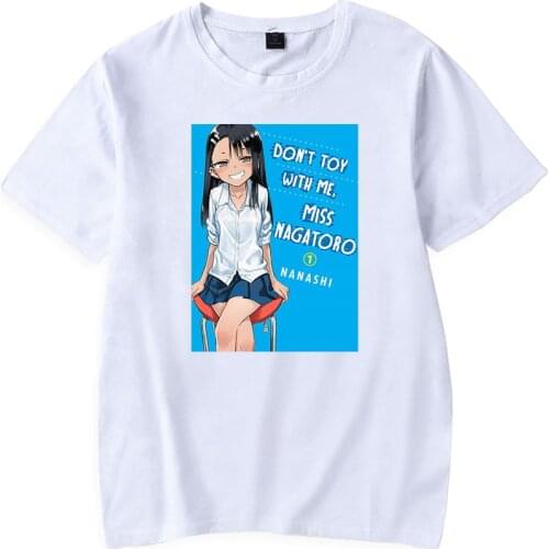 2021 nagatoro Anime don't bully KAWAII Style Men/Women Oversized t-shirt Youthful vitality Novelty Style tshirt Tops
