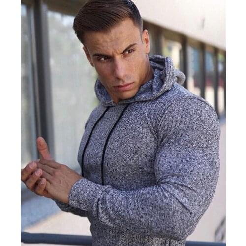 MACHINEFITNESS Men's Pullovers With A Hood