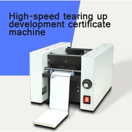 Invoice-Linked Express Ticket Fast Ticket Cutting Machine Ticket Counting Single-Channel Tearing Machine Courier invoice count