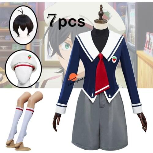 Miya SK8 the Infinity Anime Cosplay Costume SK Short Wig Hat Socks Halloween Masquerade Party Outfits Uniform Suit Men Women
