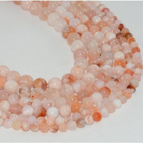 Natural Sakura Agate / Cherry Blossom Agate Loose Round Beads 6mm,8mm,10mm