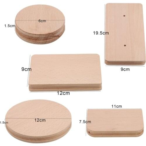 Zipper Installation Assistant Leather Craft Tool Wooden DIY Leather Craft Upper Zipper Correction Template Hand Craft Tool