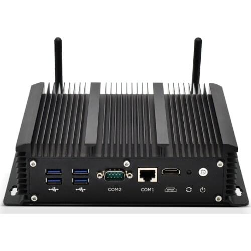 Industrial Fanless Mini PC Intel Core i7 10510U Soft Router 6 Gigabit NICs AES-NI 4*USB3.0 Rs232 pfSense OPNsense VPN Firewall