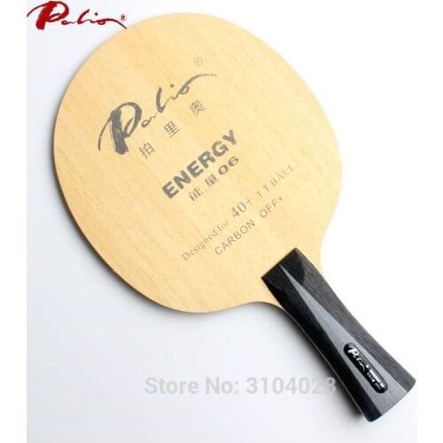 Palio official energy 06 table tennis blade special for 40+ new material table tennis racket game fast attack loop carbon blade