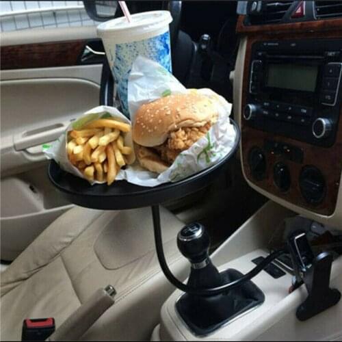 Adjustable Car Cup Holder Coffee Bottle Organizer Accessories Food Tray Automobiles Table For Burger Fries