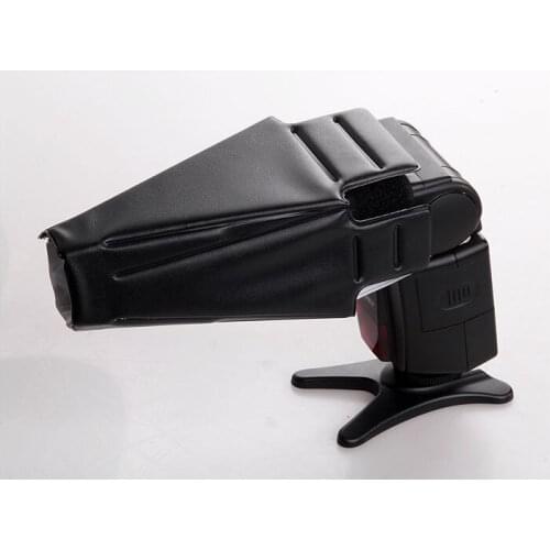 Universial Collapsible Snoot Reflector Flash Diffuser for Canon YongNuo Nikon Sony Penatx Mezt Speedlite Flash
