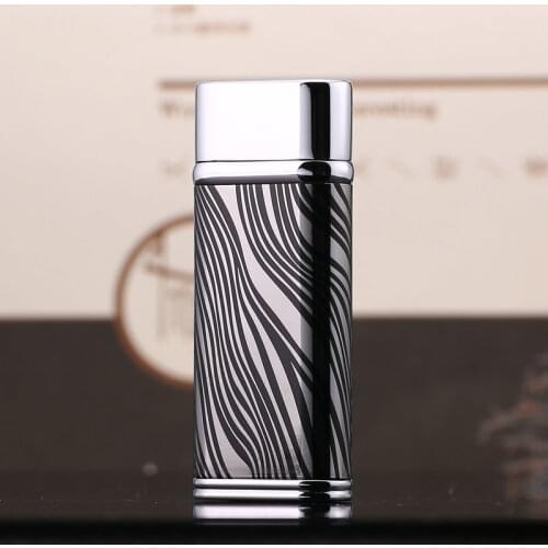 Zorros new gas inflatable lighter thickened personality creative button electronic ignition genuine for boyfriend