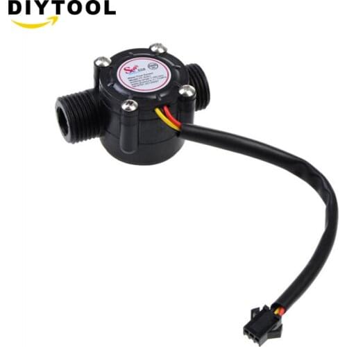 1-30L/min Water Flow Sensor Flowmeter Hall Flow Sensor Water Control 1/2" 2.0MPa for Water Heaters Water Vending Machines Diy