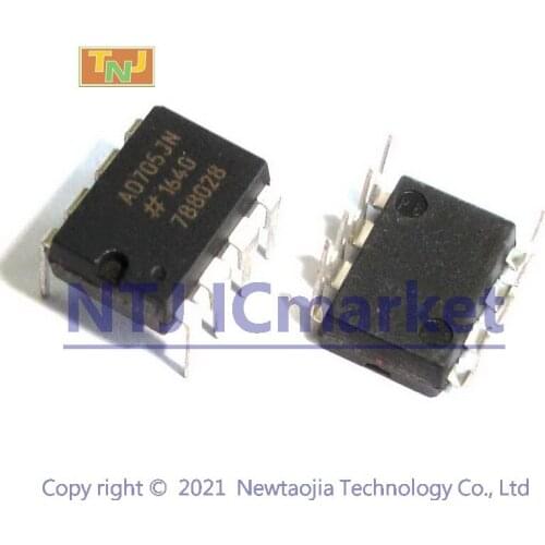 5 PCS AD705JN DIP-8 AD705J AD705 Picoampere Input Current Bipolar Op Amp IC CHIP