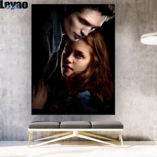 5D DIY Diamond Painting Vampire Movie Character Picture Mosaic Cross Stitch Kits Home Decor For Kids Gift Handmade Craft & Hobby