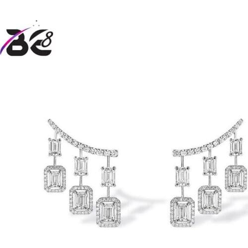Be 8 Fashion Big Brand Simple Classic 3A Cubic Zirconia Stud Earring , Elegent Fashion Earrings for Woman Gift E482