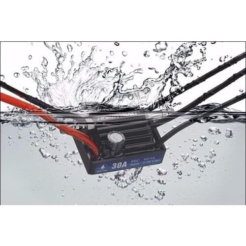 Hobbywing SeaKing 30A/60A/120A/180A V3 Brushless ESC RC motor ESC 6V/1A/2A/5A BEC untuk RC Boat Electronic speed controller