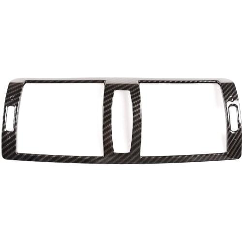 For BMW 1 F20 F21 Central Control Air Conditioning Frame ABS Carbon Fiber Cover Decoration Sticker Frame