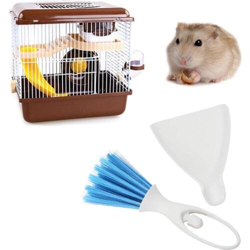 Multifunction Small Broom Brush Dustpan Set Pet Hamster Cleaning Tool Kids Toys