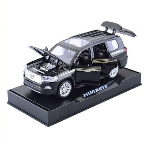 1:32 High Simulation Diecasts Vehicles Land Cruiser SUV Alloy Car Model